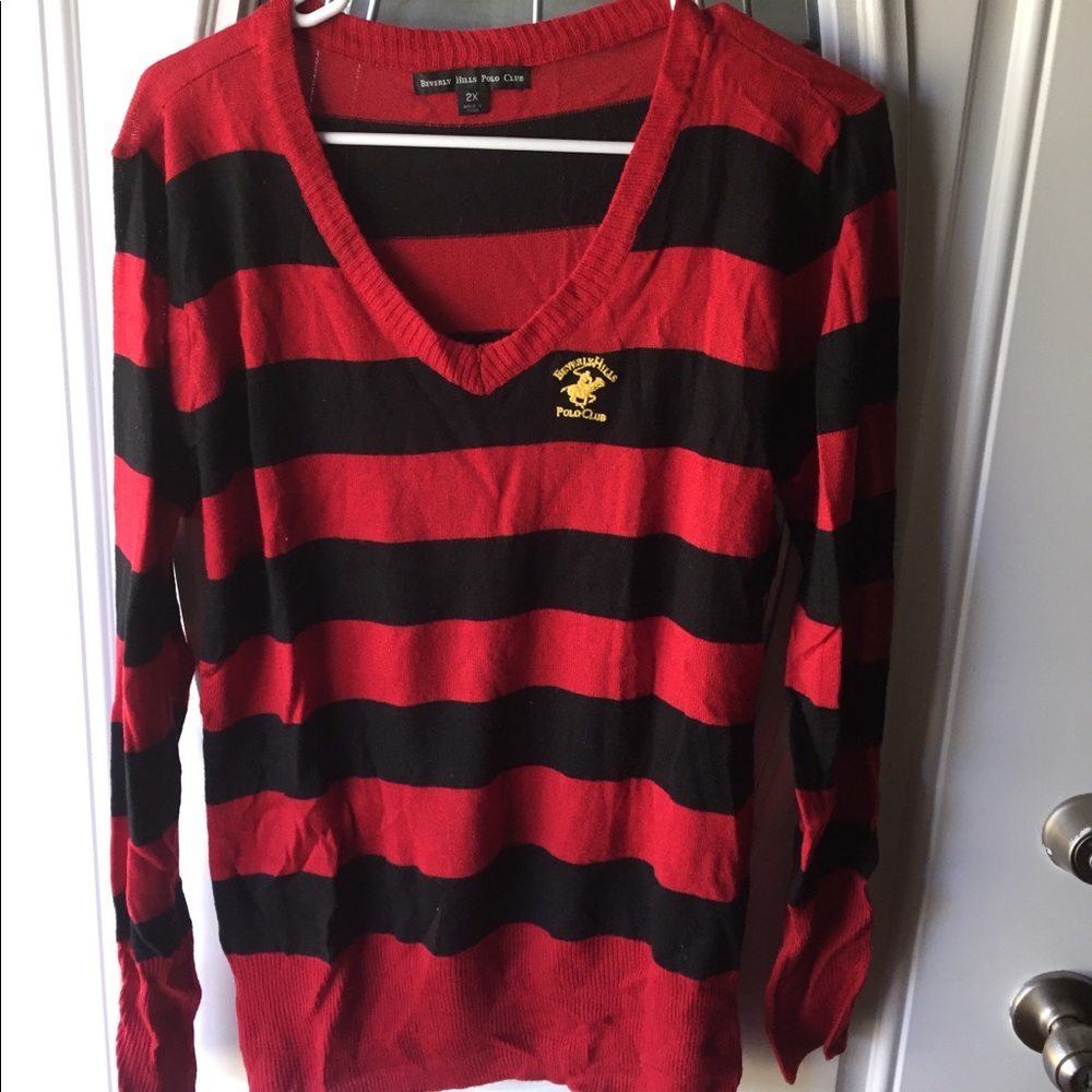 3pc Beverly Hills Polo Club: Sweater, Scarf, Hat